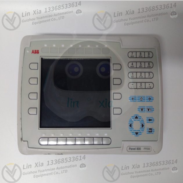ABB PP836A controller module touch screen Display