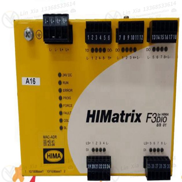 HIMA F3DIO-20/8-02 Programmable controller parameters are available from stock - Image 3