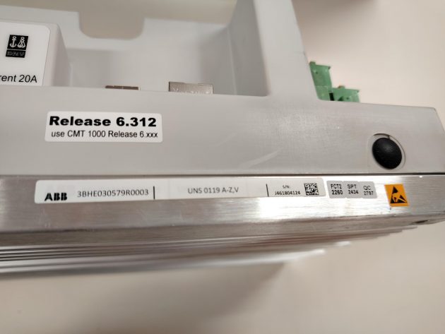 ABB UNITROL1020 3BHE030579R0003    touch screen - Image 2