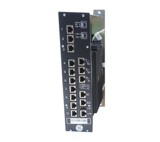 GE 151X1235BC01SA01 Universal electric Ethernet switch with 10 slots - Image 4