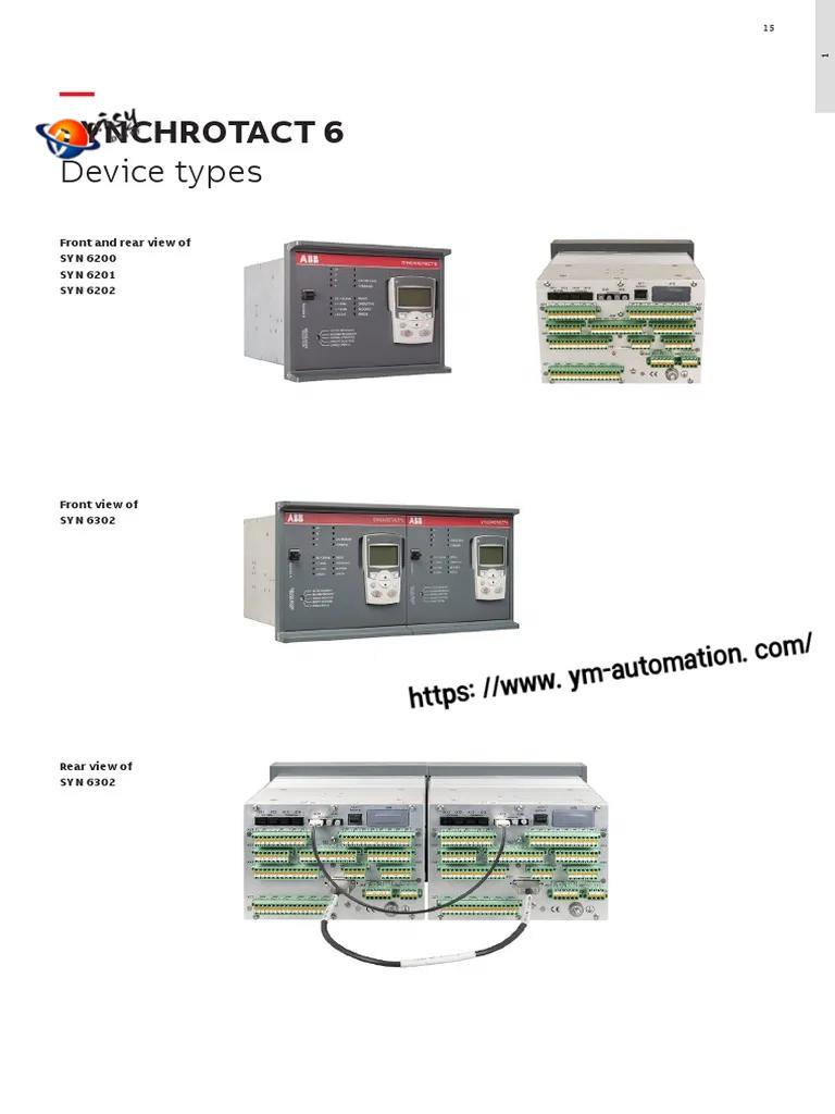 ABB SYNCHROTACT 6302 Synchronization Device Equipment - Image 5
