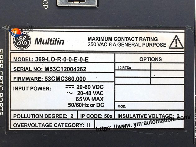 GE 369-HI-R-B-O-P-H-E Digital Relay - Image 8