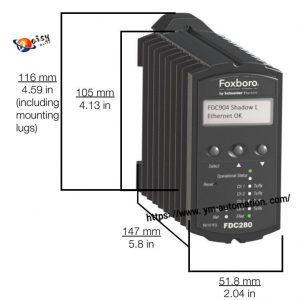 FOXBORO Model FDC280RH101FQ Field Device Controller For Foxboro Evo DCS System