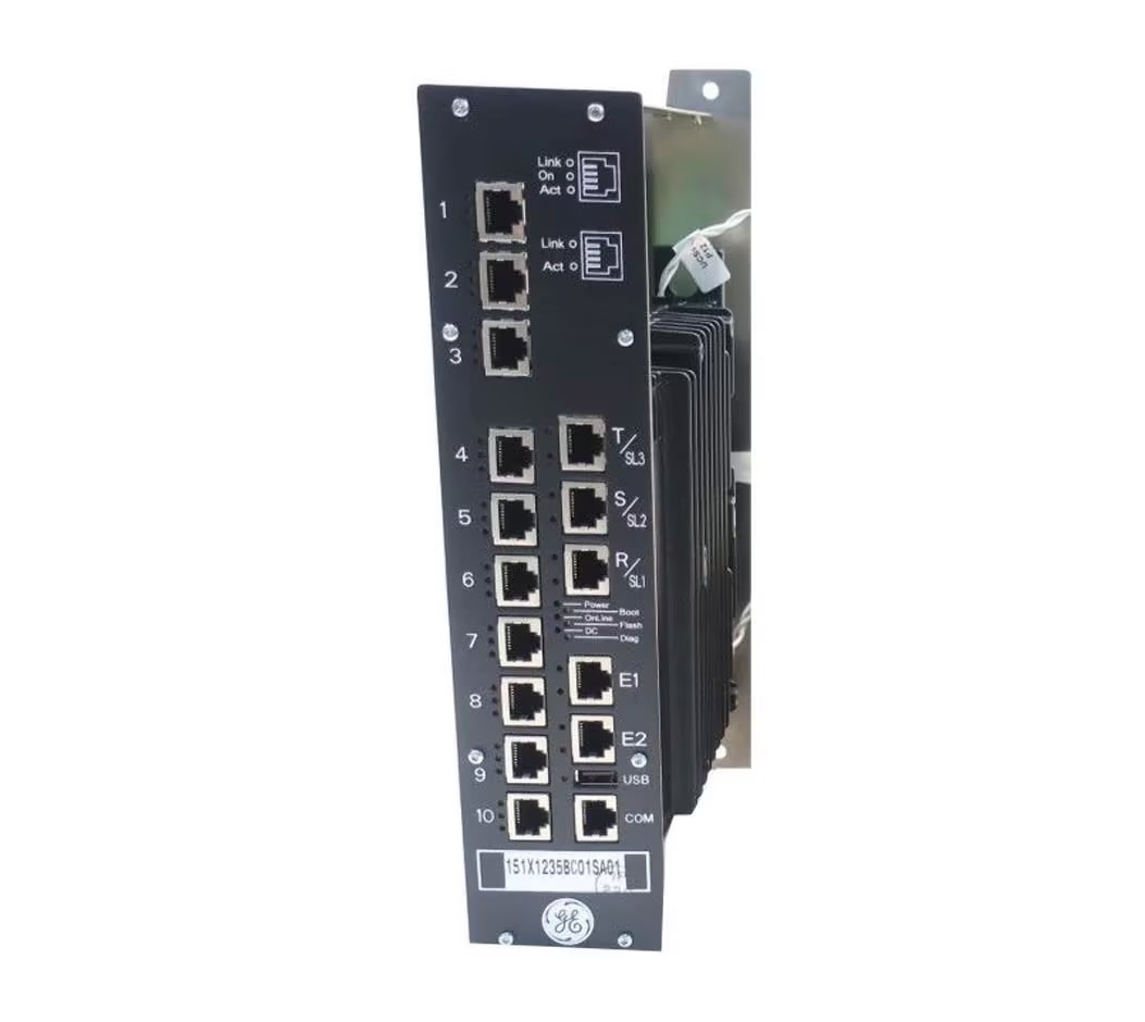 GE IS420ESWBH3A Ethernet Switch | IONet Spare Part for Mark VIe Turbine System - Image 2