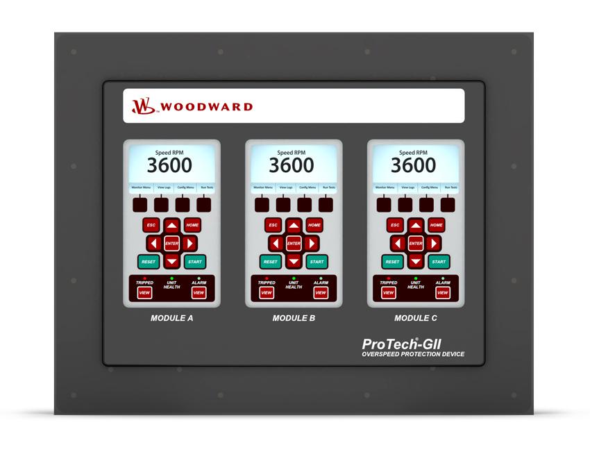 Woodward 8200‑1302 505D Digital Governor Integrated Turbine Control HMI - Image 4