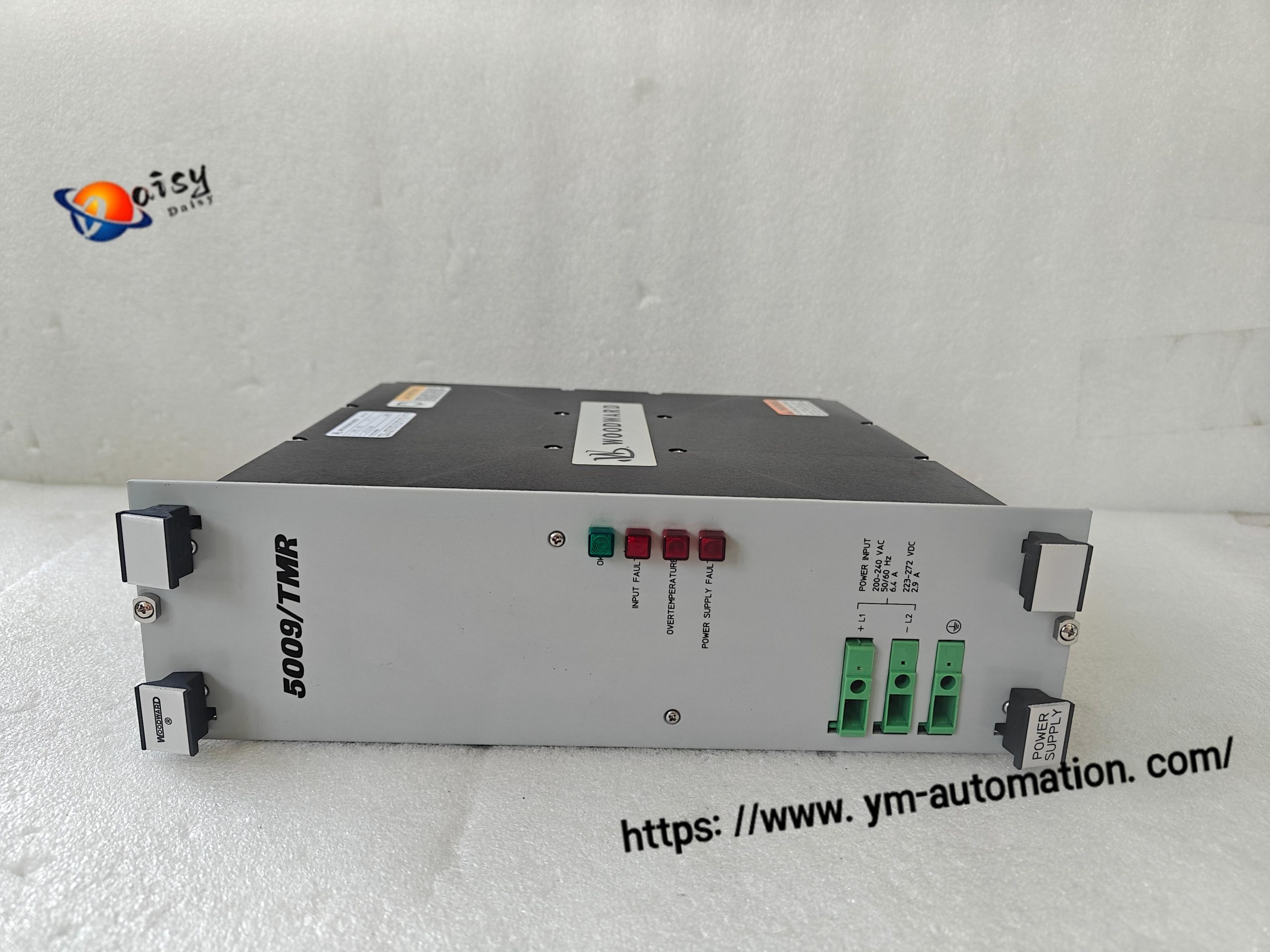 Woodward 5501‑381 MicroNet TMR Rack‑Mount Power Supply Module